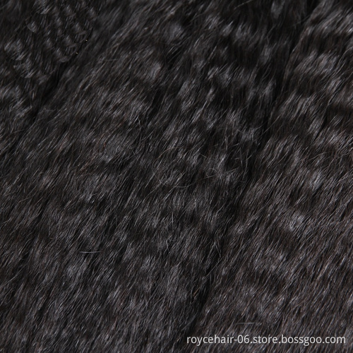 Cheap Perm 26 Inch Brazilian Virgin Raw Hair Extension Kinky Straight Yaki Human Hair Wet And Wavy Weave